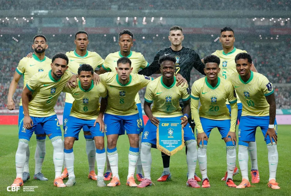 Rodrygo celebra retomada e Estevão exalta evolução da seleção após goleada: ‘Final de Copa’