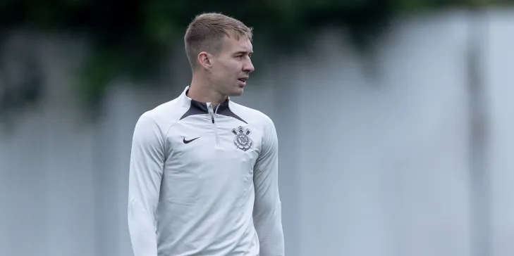 Charles durante treino do Corinthians