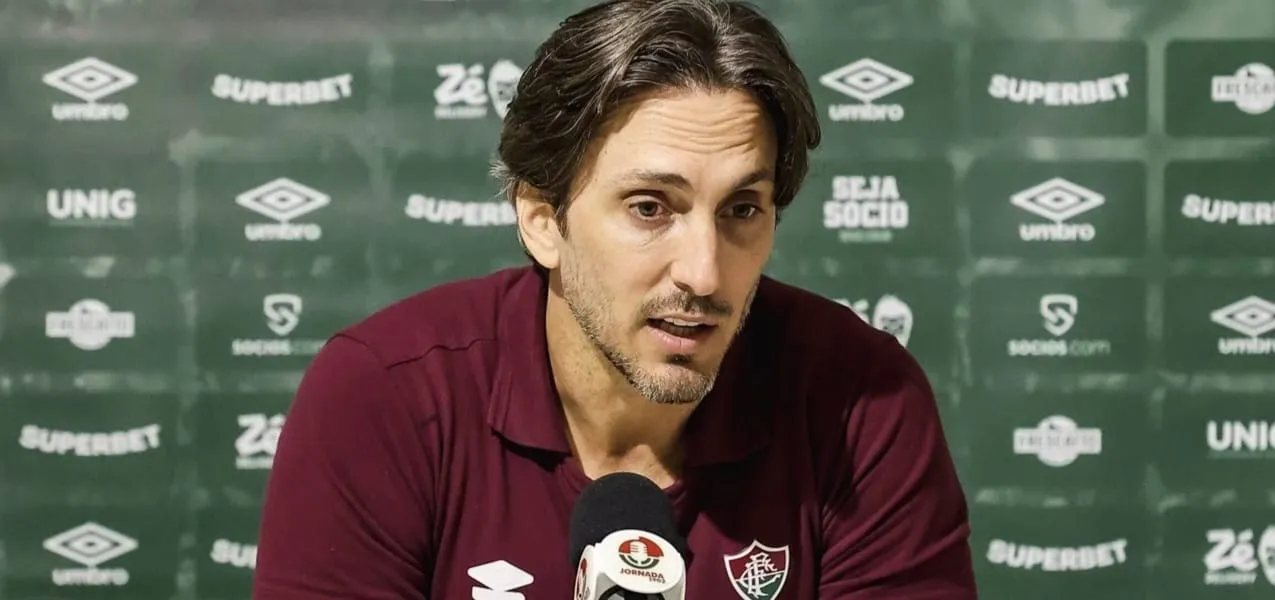 Zubeldía, técnico do Fluminense (Foto: Lucas Merçon-FFC)