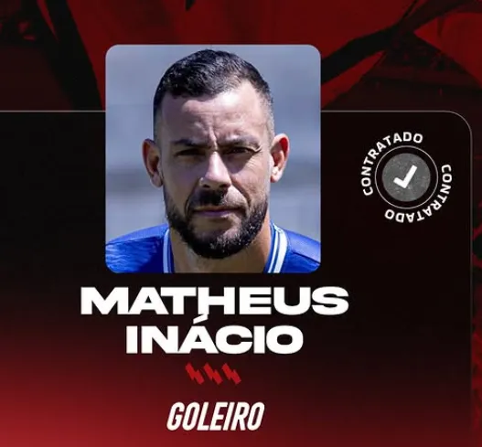 Rio Branco-SP empresta goleiro Matheus Inácio ao Ferroviário-CE