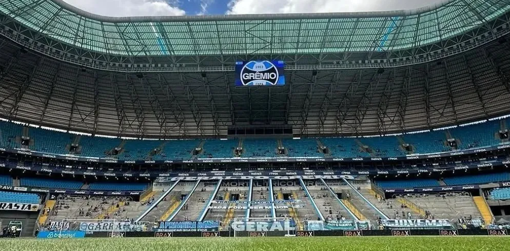 Grêmio amplia a Arena: setor popular pode chegar a 10 mil lugares