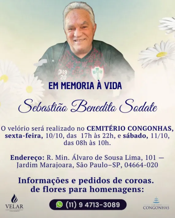 Luto! Morre narrador esportivo torcedor da Portuguesa aos 70 anos 2 gff2XT8c image