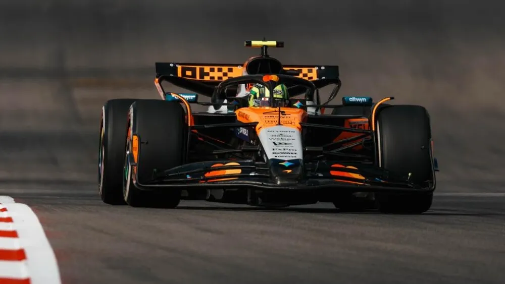 Norris voa na pista e lidera 3º treino livre do GP do México; Bortoleto é o 10º