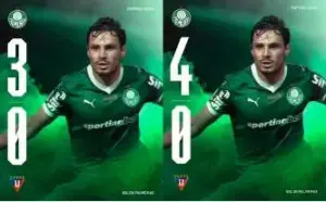 Raphael Veiga supera as críticas e vira herói do Palmeiras