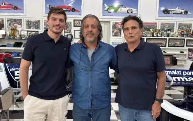 F1: Verstappen curte folga ao lado do sogro Piquet antes do GP de São Paulo