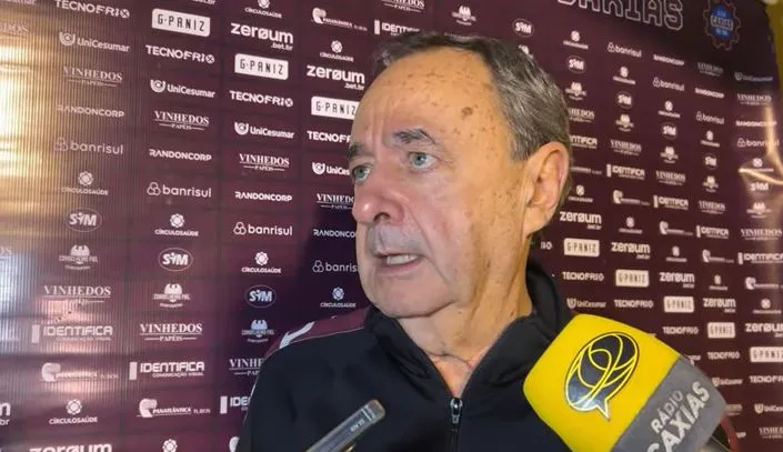 Vice de futebol do Caxias pede confiança após derrota para o São Bernardo