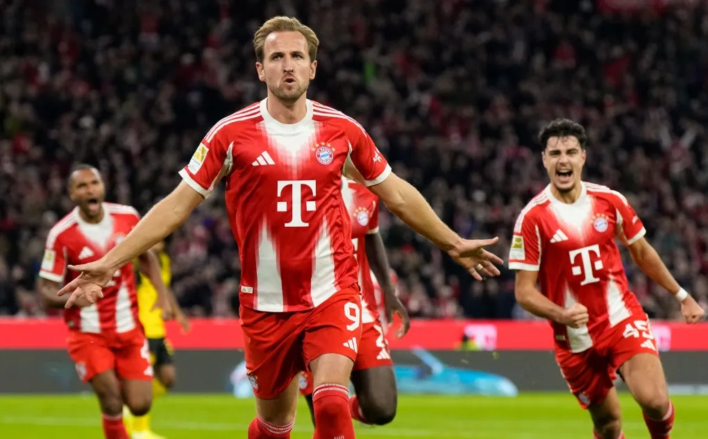 ALEMÃO: Bayern conta com Kane para bater o Borussia Dortmund e dispara