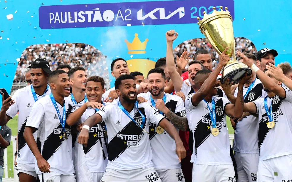 Ponte Preta foi campeã da Série A2 em 2023 - Foto: Marcos Ribolli/Especial PontePress