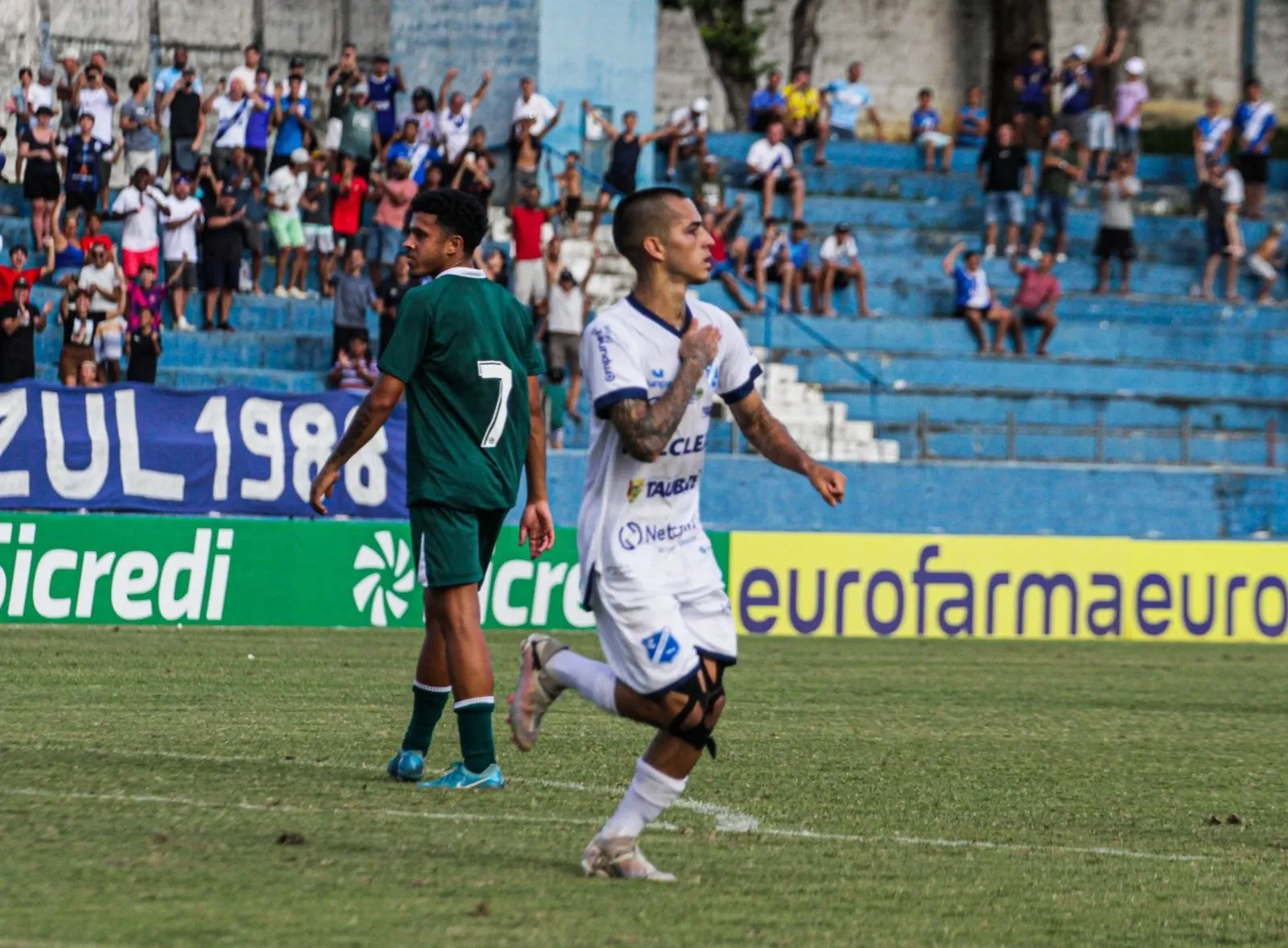 Caio Matheus comemora gol pelo Taubaté - Foto: Victor Cõnsoli/ECT