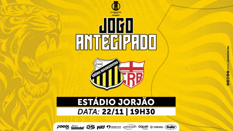 CBF antecipa duelo entre Novorizontino e CRB