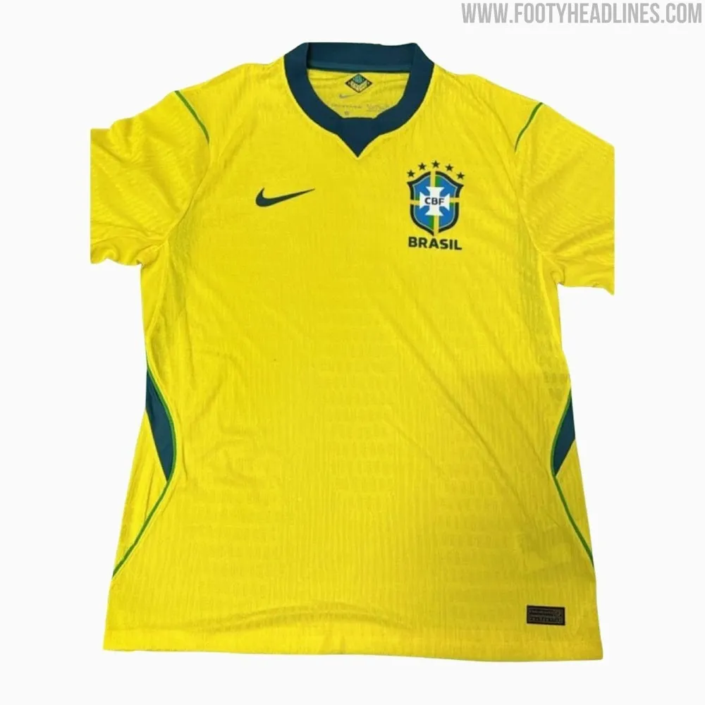 Uniforme da Seleção para 2026 aparece em imagens vazadas (Foto: Reprodução)
