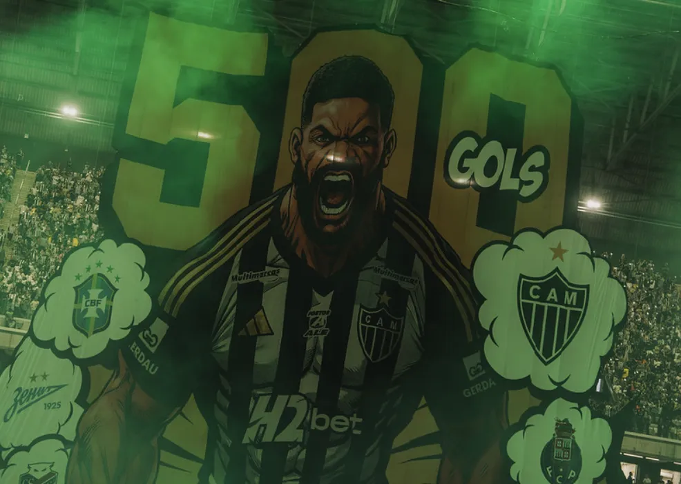 Hulk celebra 500 gols com emoção, leveza e gratidão à torcida do Atlético-MG