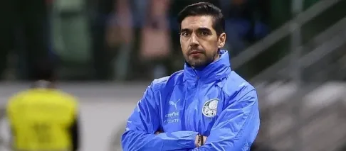 Abel Ferreira durante treino (Foto: Cesar Greco-Palmeiras)