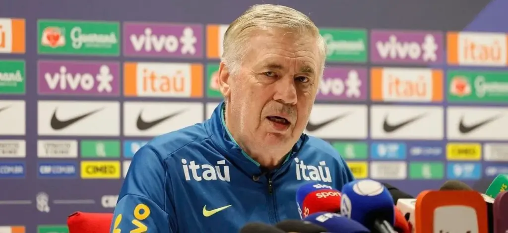 Ancelotti faz balanço sobre trabalhar no Brasil: 'Exigência é alta'