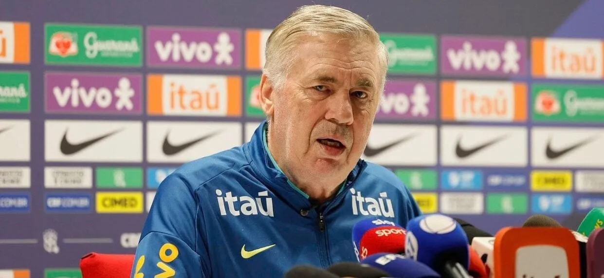 Ancelotti faz balanço sobre trabalhar no Brasil: ‘Exigência é alta’