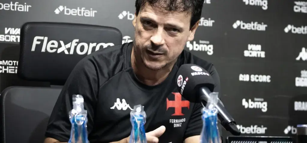 Vasco: Diniz admite falhas no clássico e projeta reação contra o Juventude