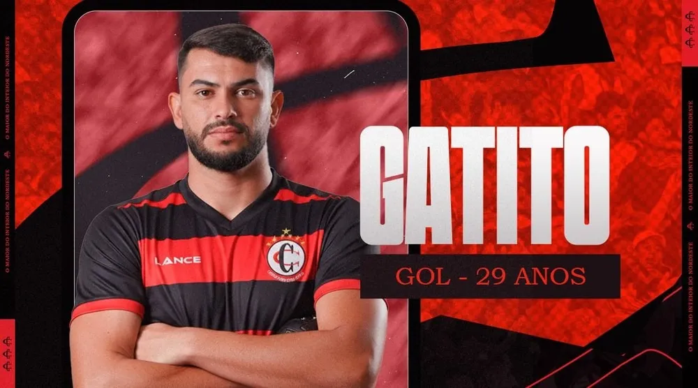 Campinense renova com goleiro Gatito Cordeiro para 2026