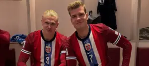 Namorada de Sorloth denuncia ameaças após eliminação da Noruega 