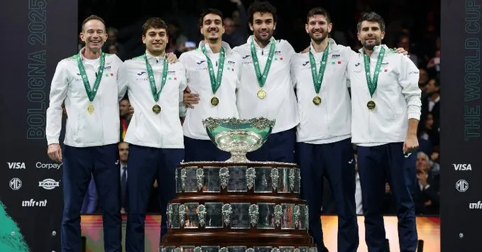 Itália vence a Espanha e conquista tricampeonato da Copa Davis