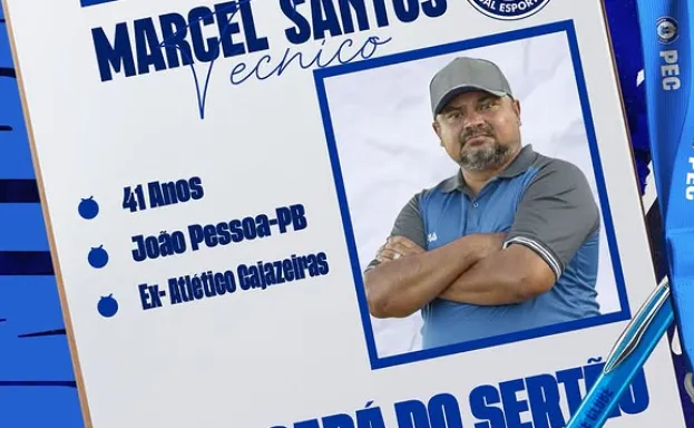 Pombal anuncia treinador para o Paraibano 2026