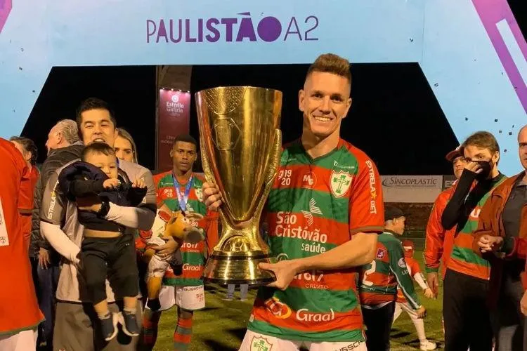 Marzagão foi campeão da Série A2 do Campeonato Paulista pela Portuguesa - Foto: Reprodução/Arquivo Pessoal