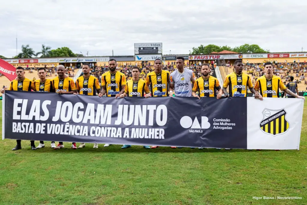 Série B: Novorizontino e OAB unem forças contra a violência à mulher