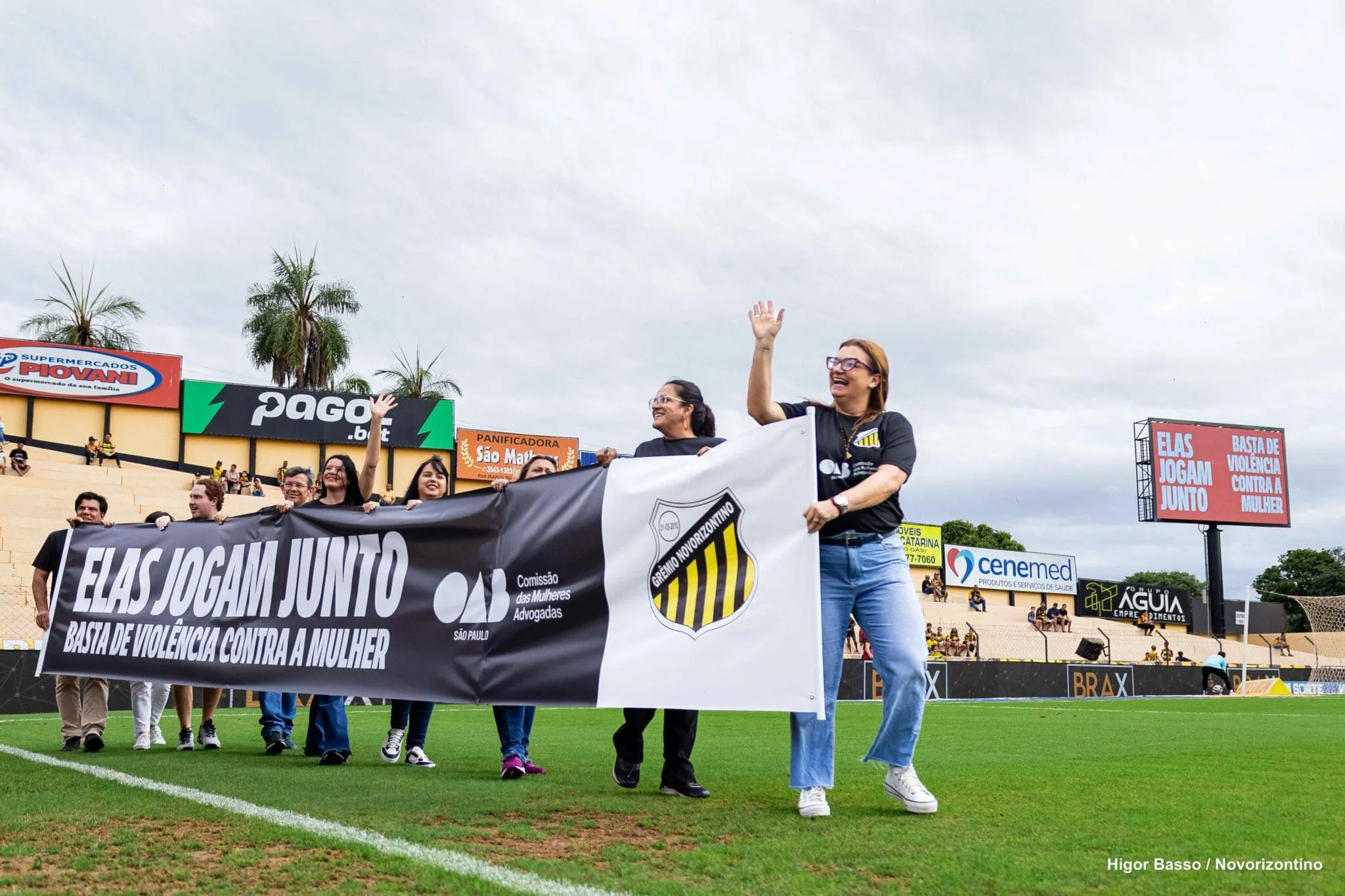 Novorizontino e OAB fazem campanha contra a violencia a mulher 2