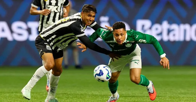 Santos vê risco de rebaixamento subir para 50% após derrota para o Palmeiras