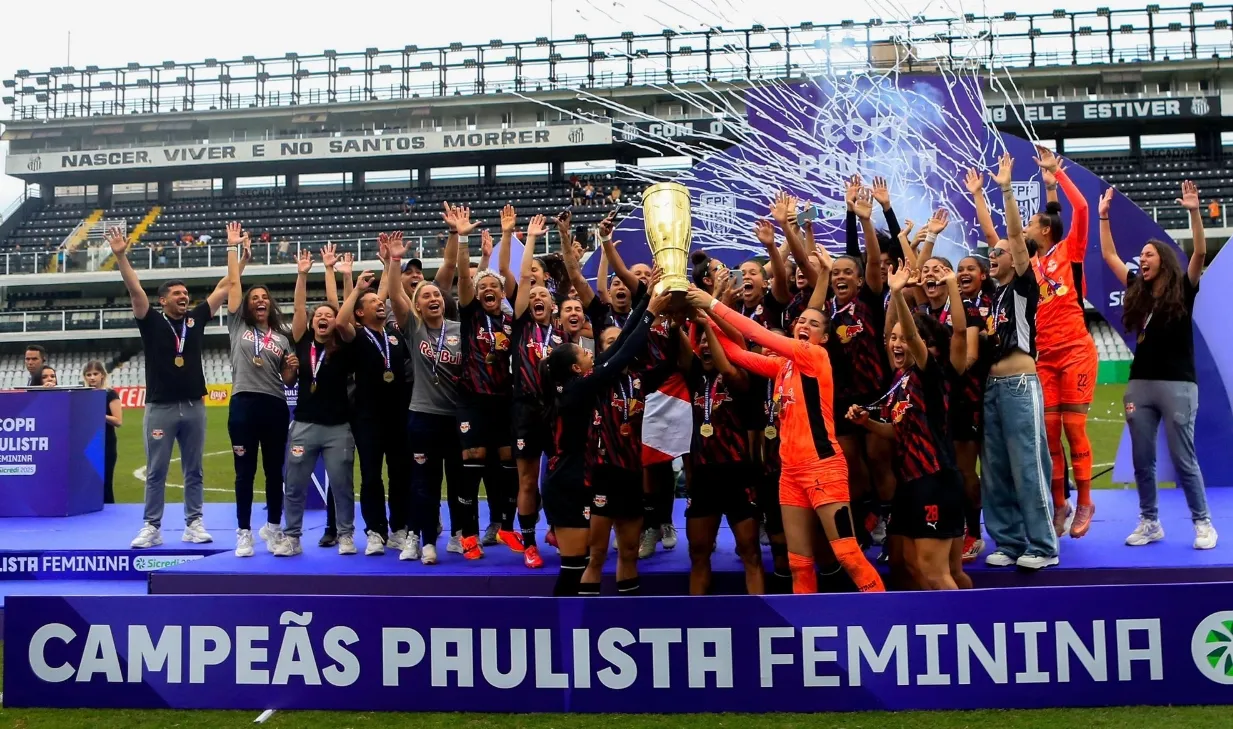 COPA PAULISTA FEMININA: Red Bull Bragantino é campeão diante do Santos