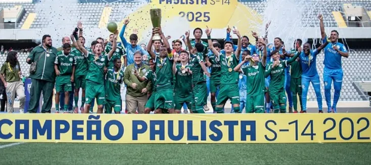 PAULISTA SUB-14: Palmeiras empata com o São Paulo e conquista o título