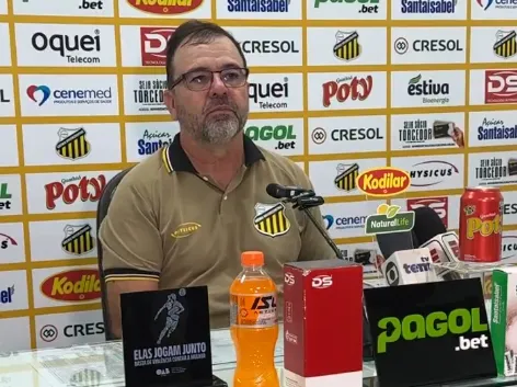 Técnico do Novorizontino critica expulsão e desabafa: “Tiraram de nós a chance de vencer”