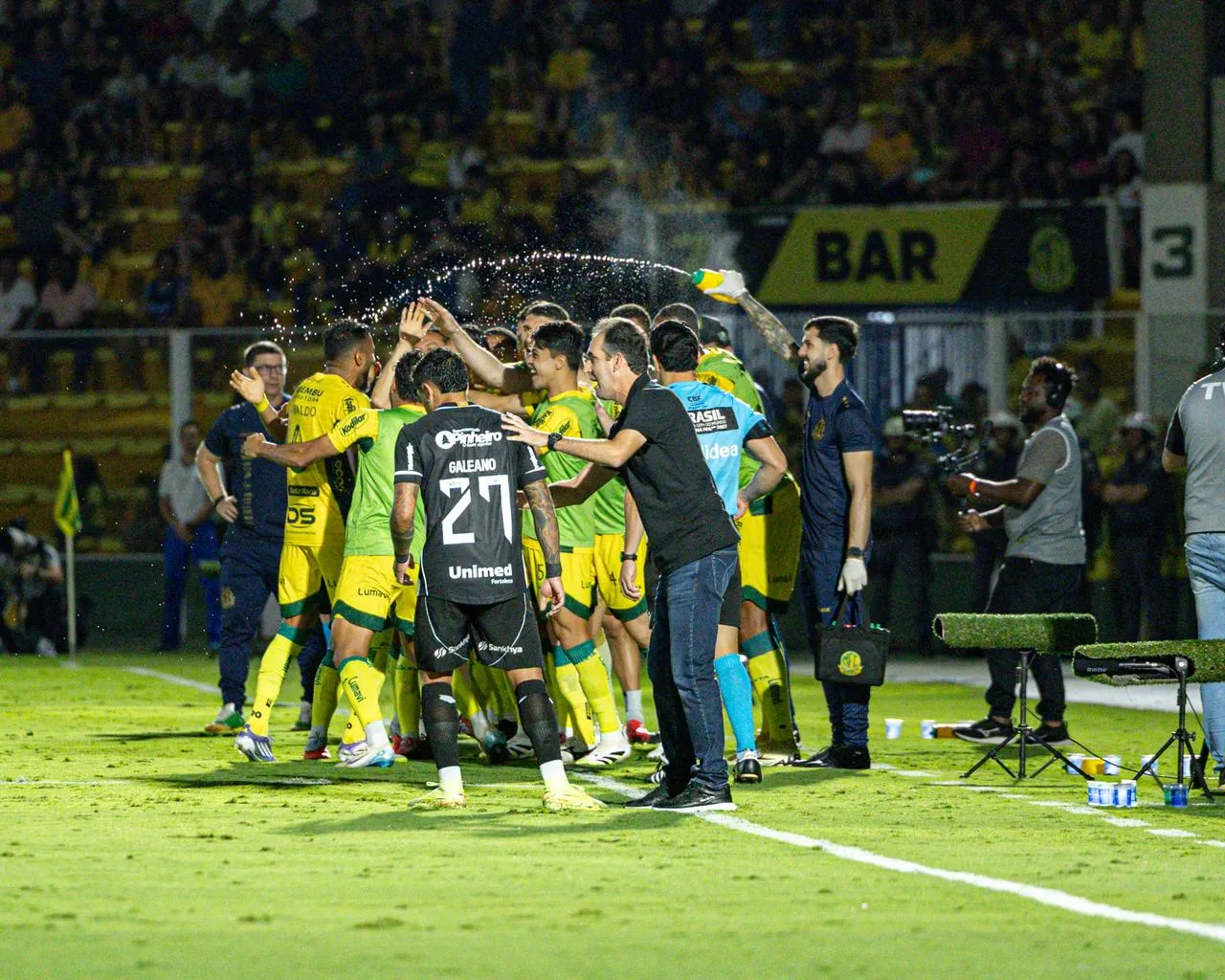 Mirassol segue invicto no Maião - santos - brasileirão