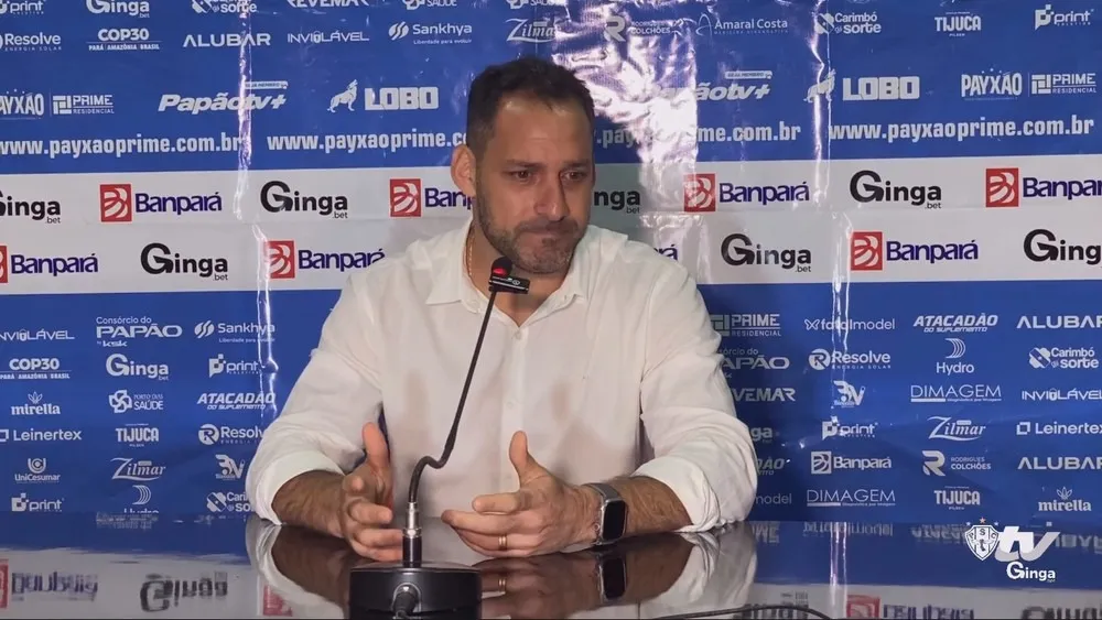 Diretor do Paysandu se emociona após rebaixamento e projeta futuro