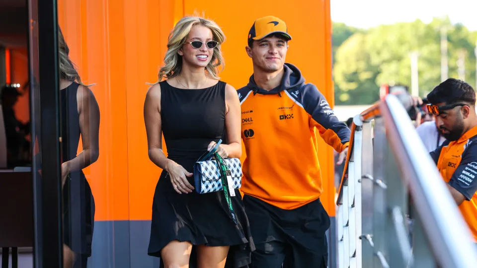 Líder da F-1, Lando Norris vive romance com Magui Corceiro, ex-de atacante português