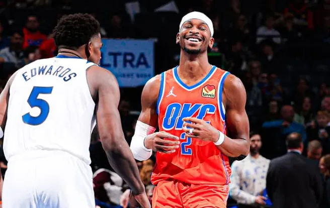 Thunder vence Timberwolves pela 10ª vez seguida na NBA