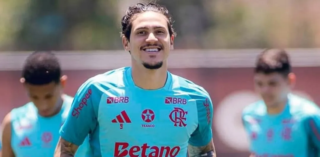 Pedro treina e deve reforçar o Flamengo na final da Libertadores