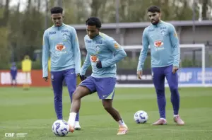 Brasil faz o 1º treino em Londres para pegar Senegal