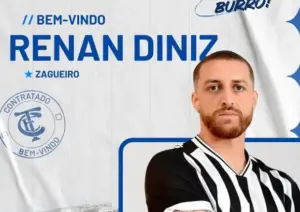 Taubaté anuncia o zagueiro para a disputa da Série A2 de 2026