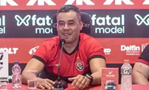 Jair Ventura elogia elenco do Vitória e mira duelo contra seu ex-clube