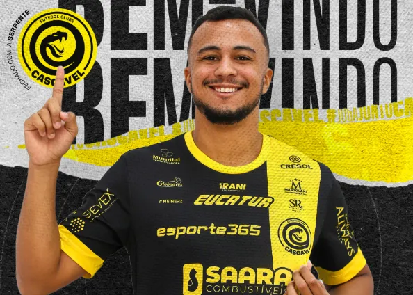 Paranaense: Cascavel anuncia atacante ex-Velo Clube e Monte Azul