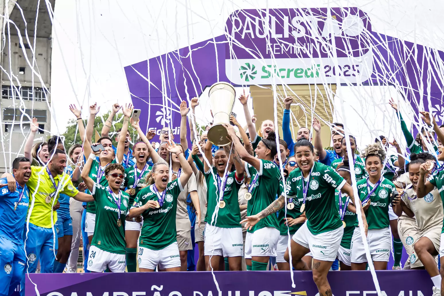 Palmeiras é bicampeão - Foto: Jhony Inacio/Ag. Paulistão