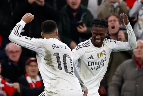 ESPANHOL: Mbappé comanda vitória do Real Madrid sobre o Athletic de Bilbao