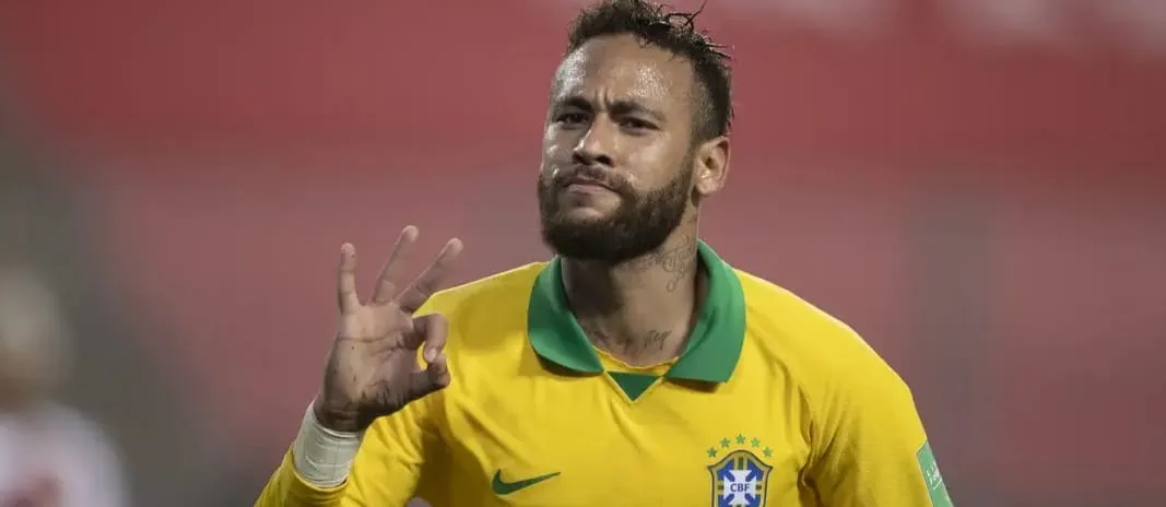 Neymar em ação pela seleção brasileira (Foto: Lucas Figueiredo-CBF)