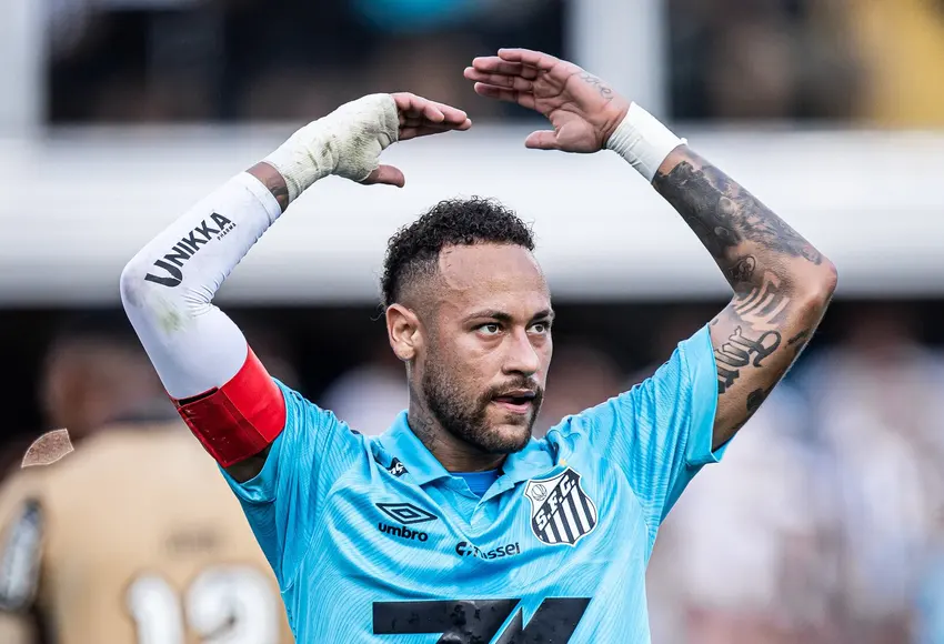 Neymar precisa estar no auge físico para ser chamado por Ancelotti (Foto: Raul Baretta/ Santos FC)