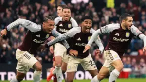 INGLÊS: Aston Villa marca nos acréscimos e encerra invencibilidade do líder Arsenal