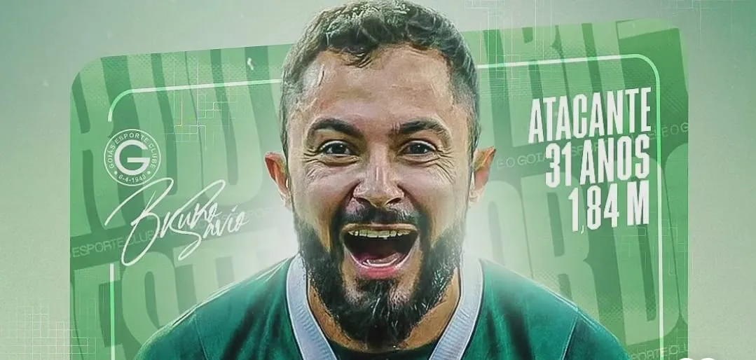 Bruno Sávio é oficializado como reforço (Foto: Divulgação-Goiás)