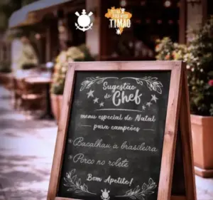 Corinthians provoca Vasco e Palmeiras no Natal: 'Bacalhau à brasileira e porco no rolete'