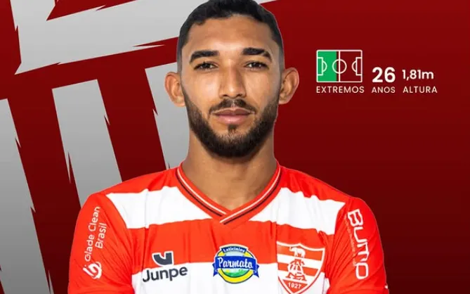 Atacante Vinícius Alves - Foto: Divulgação/Linense SAF