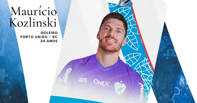 Goleiro Maurício Kozlinski — Foto: Divulgação/Londrina