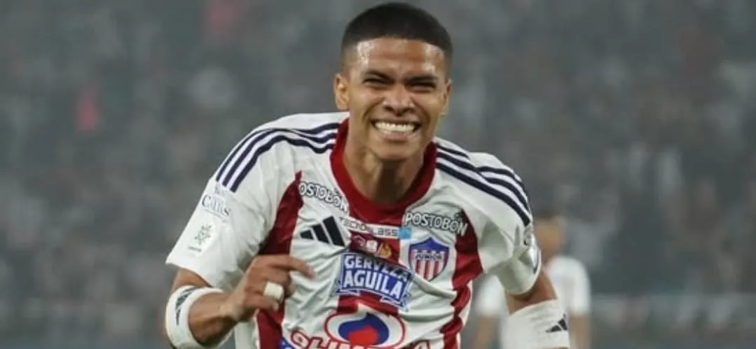 José Enamorado em ação (Foto: Divulgação-Junior Barranquilla)